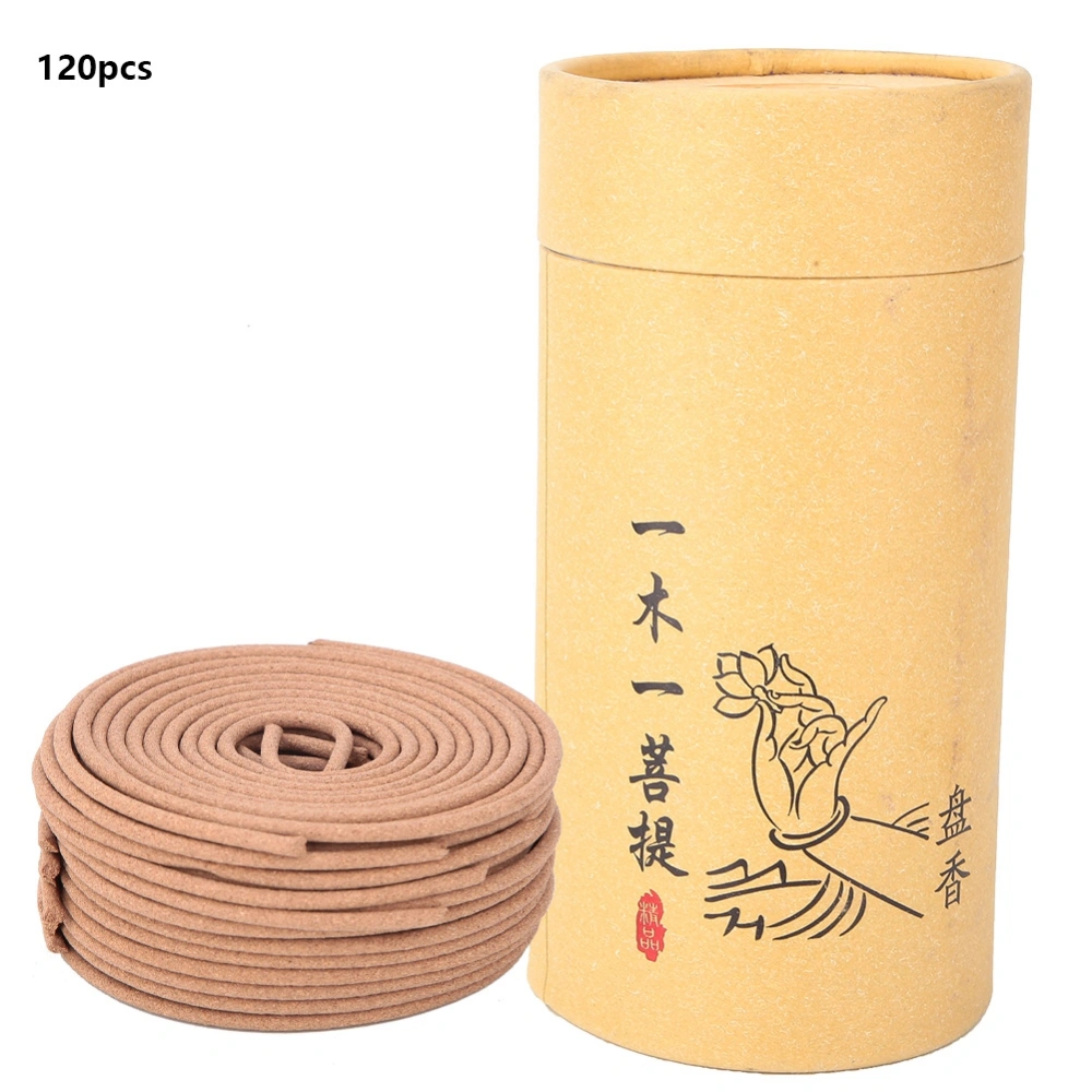 Sandalwood Incense Coil Natural Medicine Herbs Scent Aroma for Yoga Home Decor (Sandalwood)