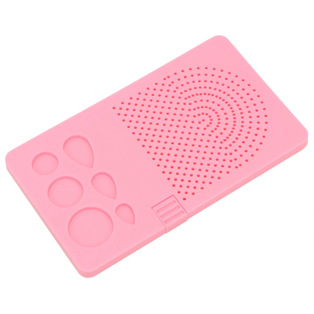 1 Set of Derivative Paper Winding Disc 20 Roots Needle Plate DIY Grid Tool(Pink)