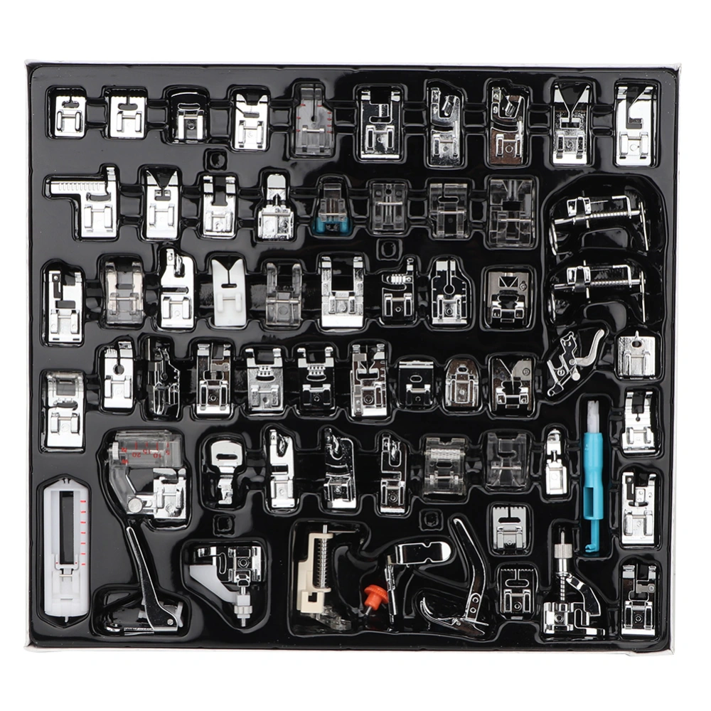 Domestic Multifunctional Small Sewing Machine Presser Feet Set Accessories(62pcs)