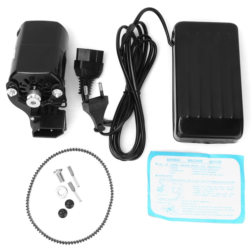 180W Sewing Machine Motor &amp; Foot Pedal Kit Set Domestic Sewing Machine Parts