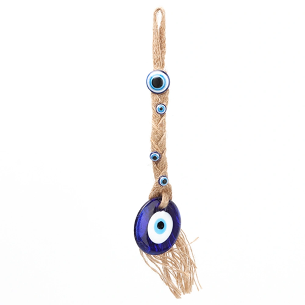 Turkish Glass Amulet Blue Lucky Eye Charm Turkish Evil Eye Wall Hanging Lucky Protection