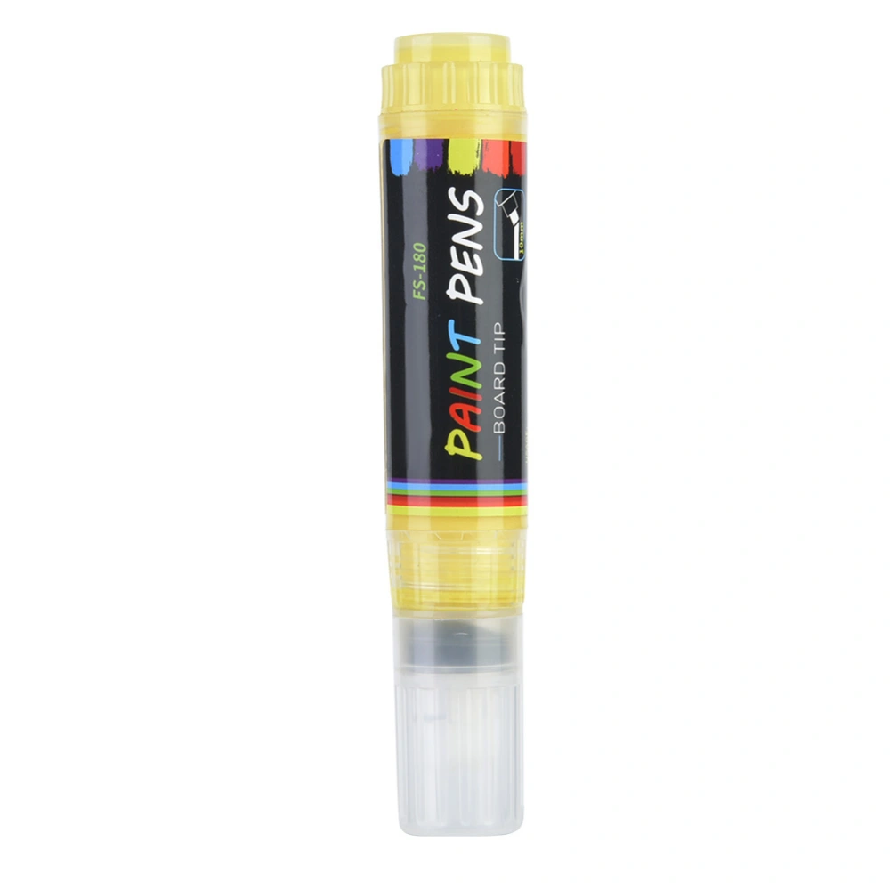 Popular Durable Paint Pen with Low Odor and Wonderful Smooth Writing(Yellow)