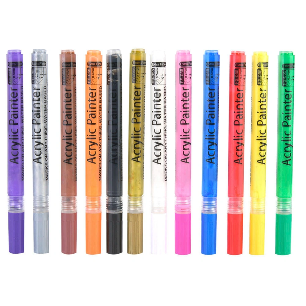 Popular Acrylic Marker New Odorless Needle Pen Water Based Paint Pen 0.7 mm Line Width