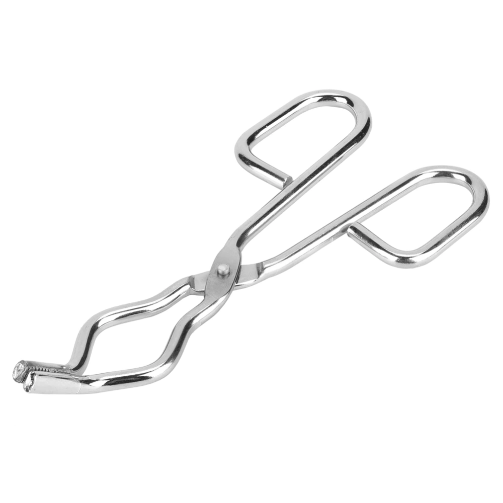 Stainless Steel Crucible Forceps Clamp Beaker Holder with Aircraft Class Rivet(200mm/7.87in)