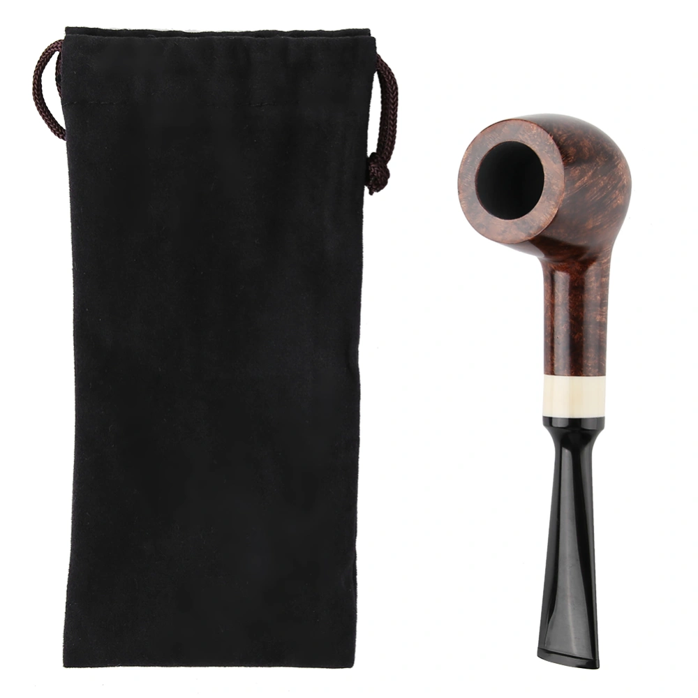 9mm Carbon Core Filter Briar Wood Pipe Handle Pipe with Top Grade Quality for Man and Adult