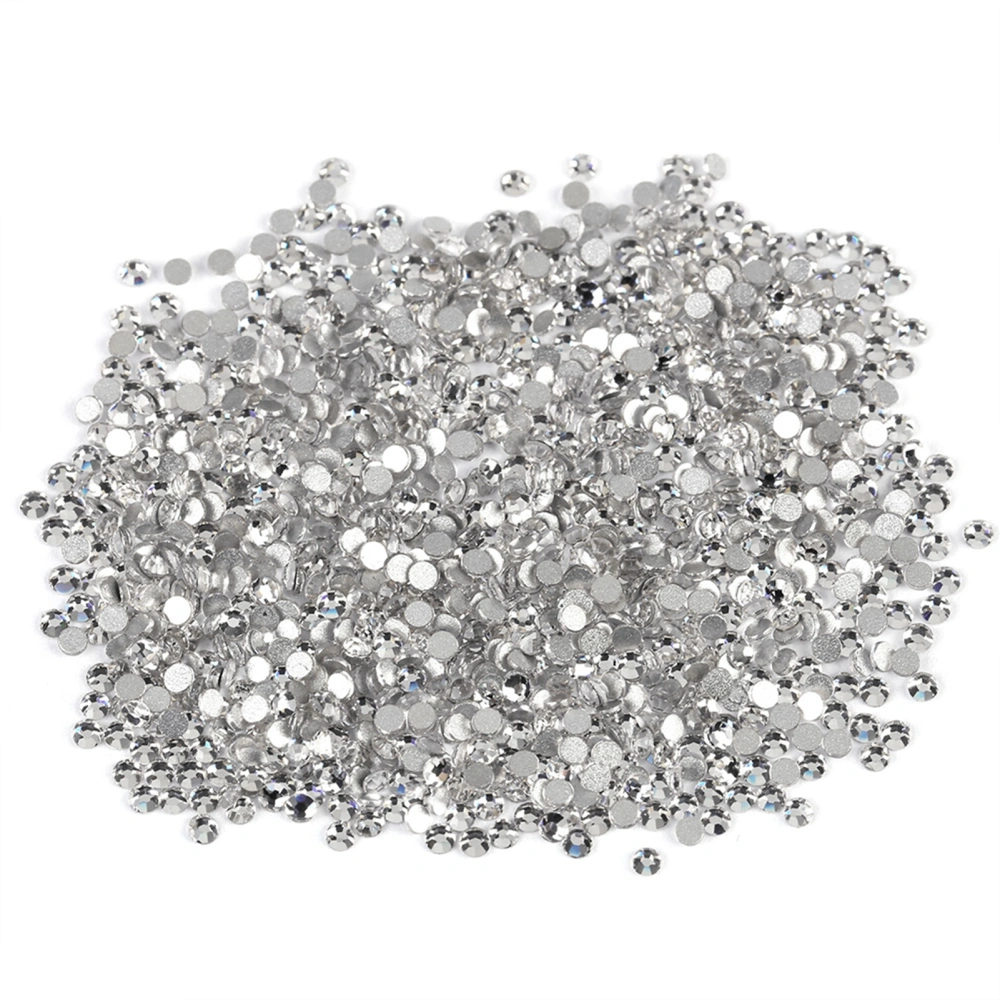 1440pcs White Color Crystal Glass Nail Art Rhinestones Phone Case DIY SS5(1.7-1.8mm)