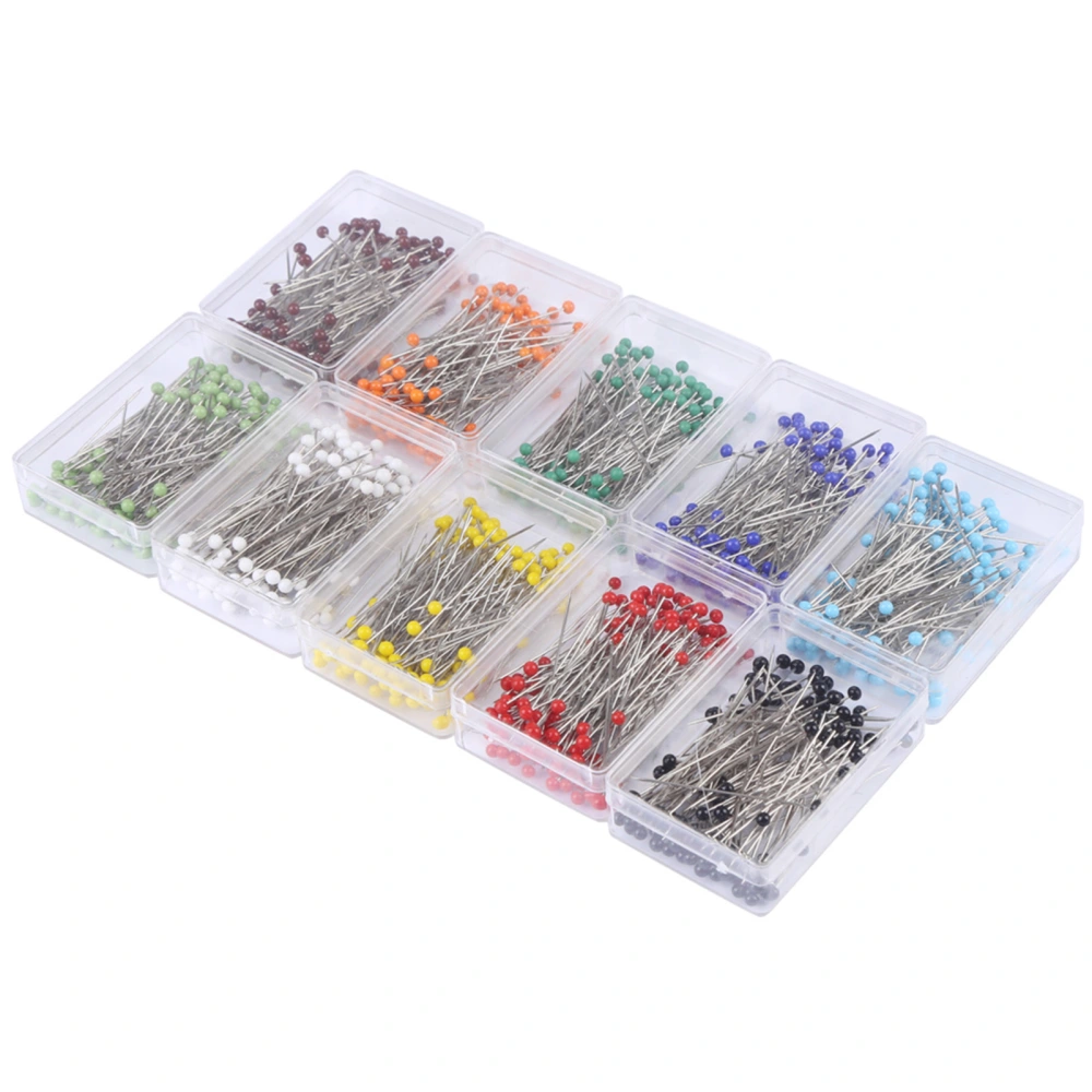 Straight Pin Glass Ball Head Sewing Pins For Wedding Flower Ball Christmas Decoration(1000pcs)