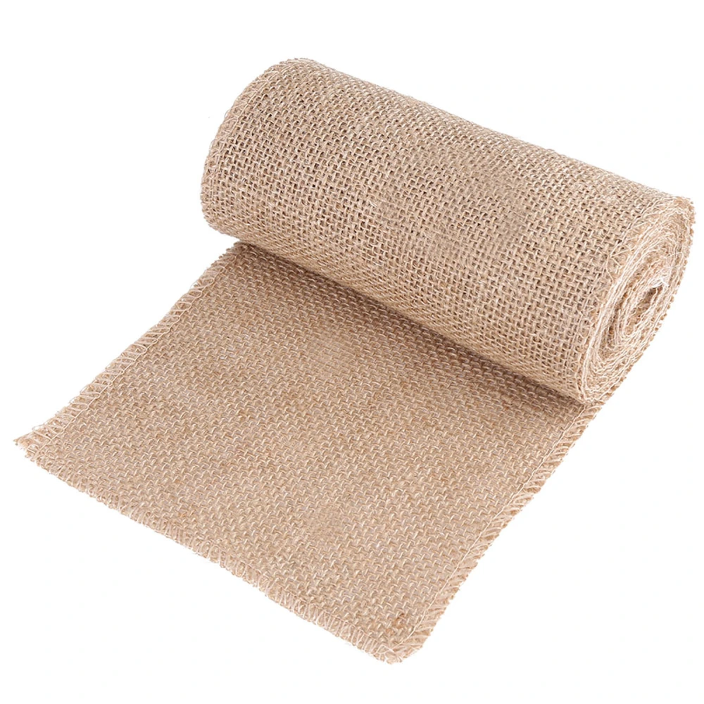 Burlap Roll Decorative Jute Hessian Fabric For Making Christmas Party Ornaments (width: 15cm)