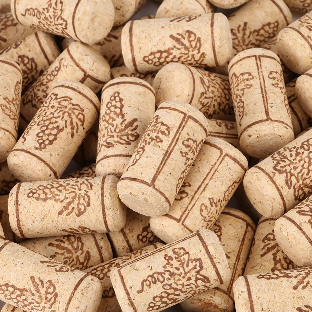 100PCS 22 *44mm Natural Cork StraightCorks Wooden Wine Bottle Stopper