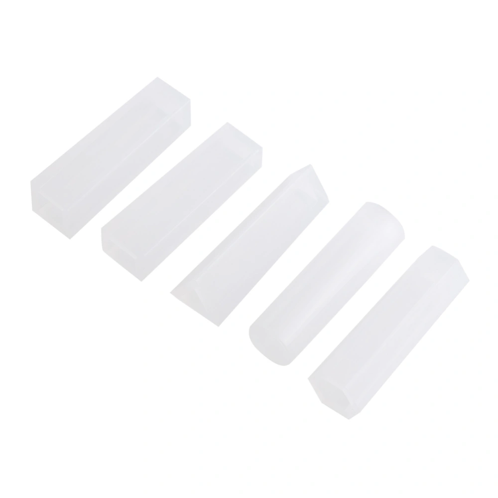 5 pcs/set DIY Jewely Cylinders Stripe Silicone Mold Carft Tool for Making Resin Pendant