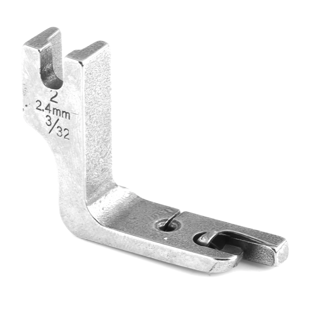 Universal Industrial Single needle Fat Bed Sewing Machine Rolled Hem Presser Foot (2.4MM)