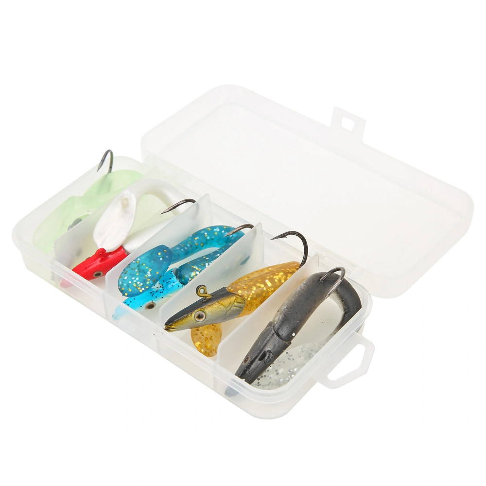 Soft Fishing Lures Kit Lifelike Looking Fishing Gear Lures Kit Set with Box for Fishing