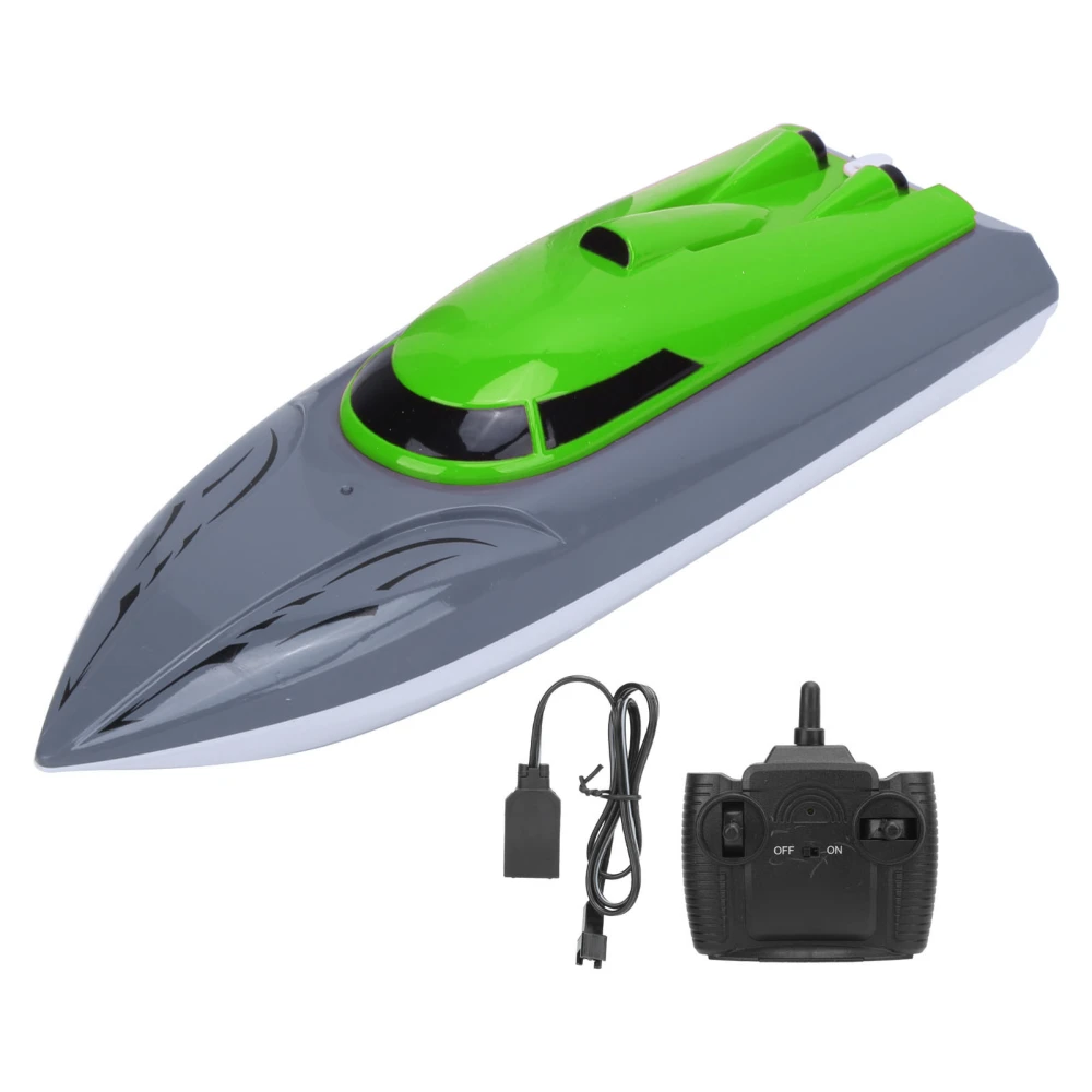 RC Boat High Efficiency Speed Pointed Drag Reduction Sealed Waterproof Remote Control Submarine for KidsGreen