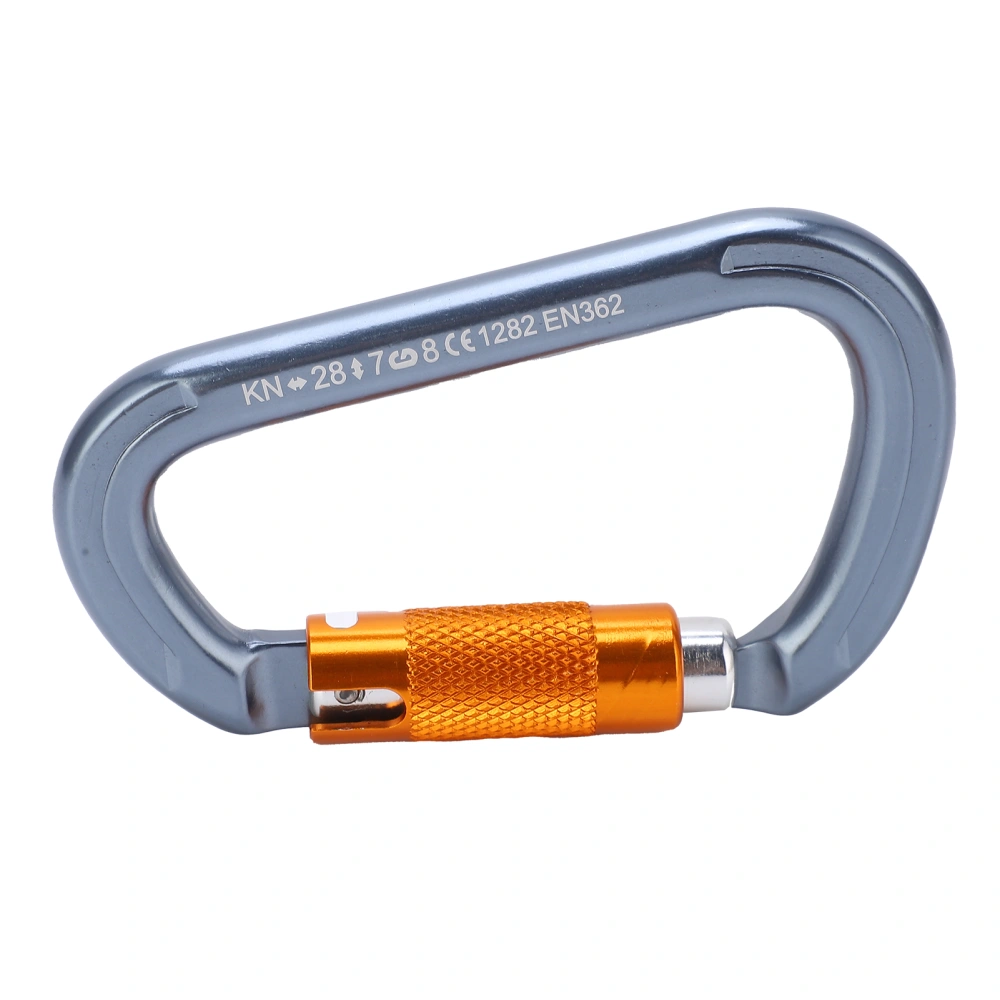 Climbing Carabiner NonSlip Heavy Duty Durable Carabiner Clip Climbing for Camping Glacier Hiking