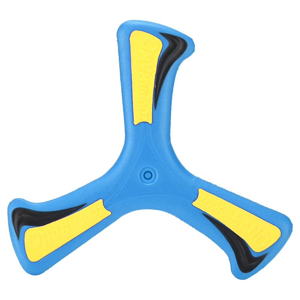 3 Blade Throw Catch Toy Flying Toy for Kids Outdoor ParentChild Interactive Game(Blue )