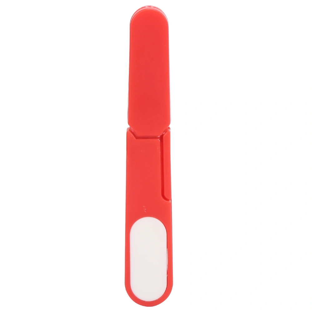 Safety Trimmer Crossstitch Clipper Snip Thread Cutter U Shape Sewing Scissors Accessory(Red )