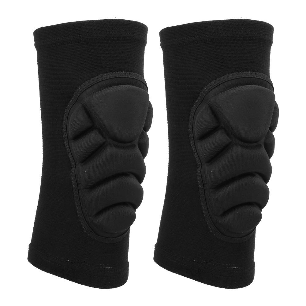 1 Pair Protective Knee Pads Thick Sponge AntiSlip Knee Sleeve Guards for Multi Sports