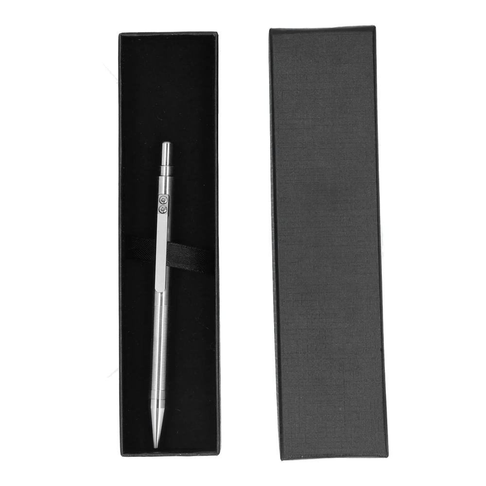 Titanium Alloy Ballpoint Pen Tungsten Steel Tip Office Business Signature Pen with Clip