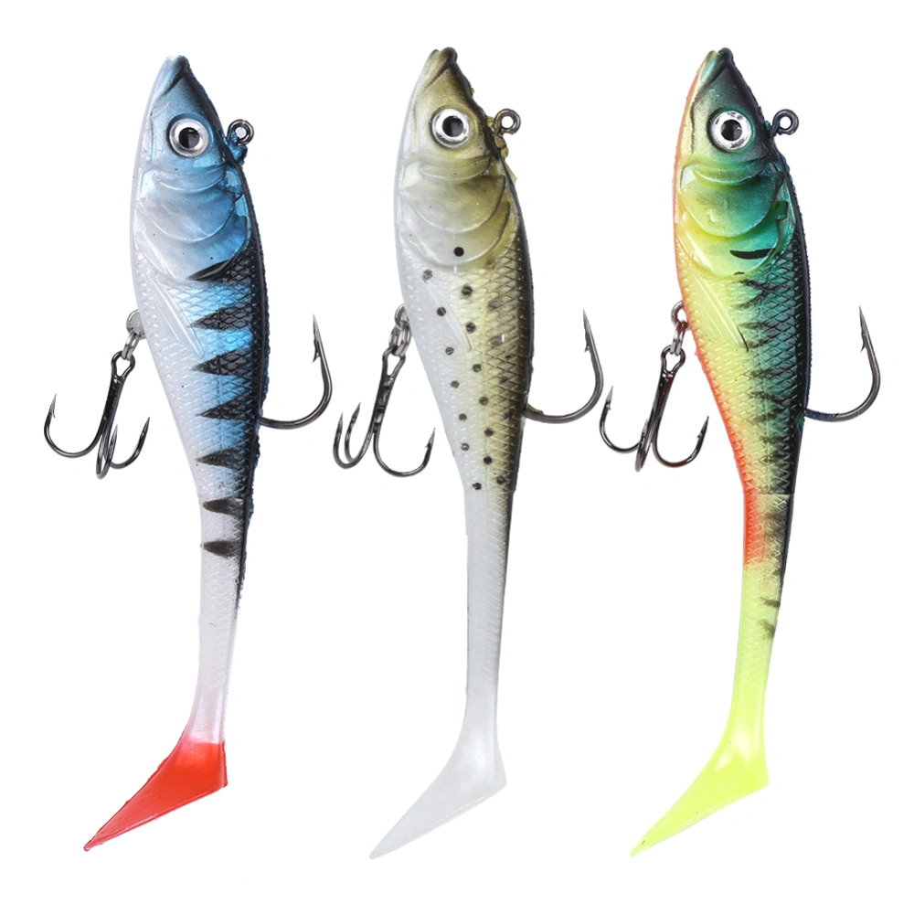 Coating T Tail Soft Artificial Simulation Lure Bait Sea Fishing Weever Luring Accessory Coating Soft Lure