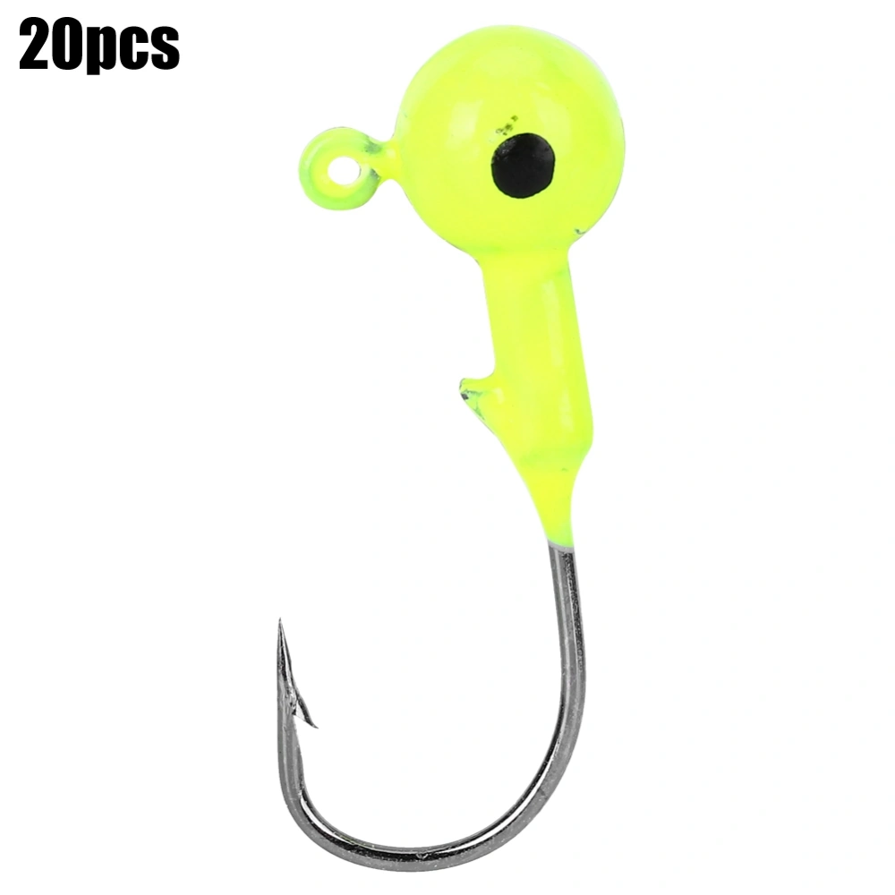 20PCS Compact Professional High Strength Corrosion Resistance Fish Hook Outdoor Fishing Tool Accessory