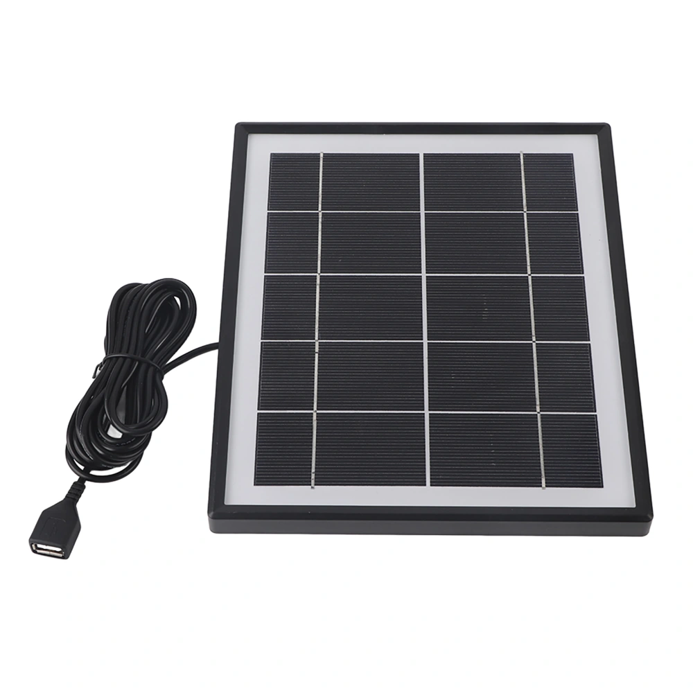 Monocrystalline Solar Panel Battery Charging Kit Charger 5.5W 5V Solar Charger