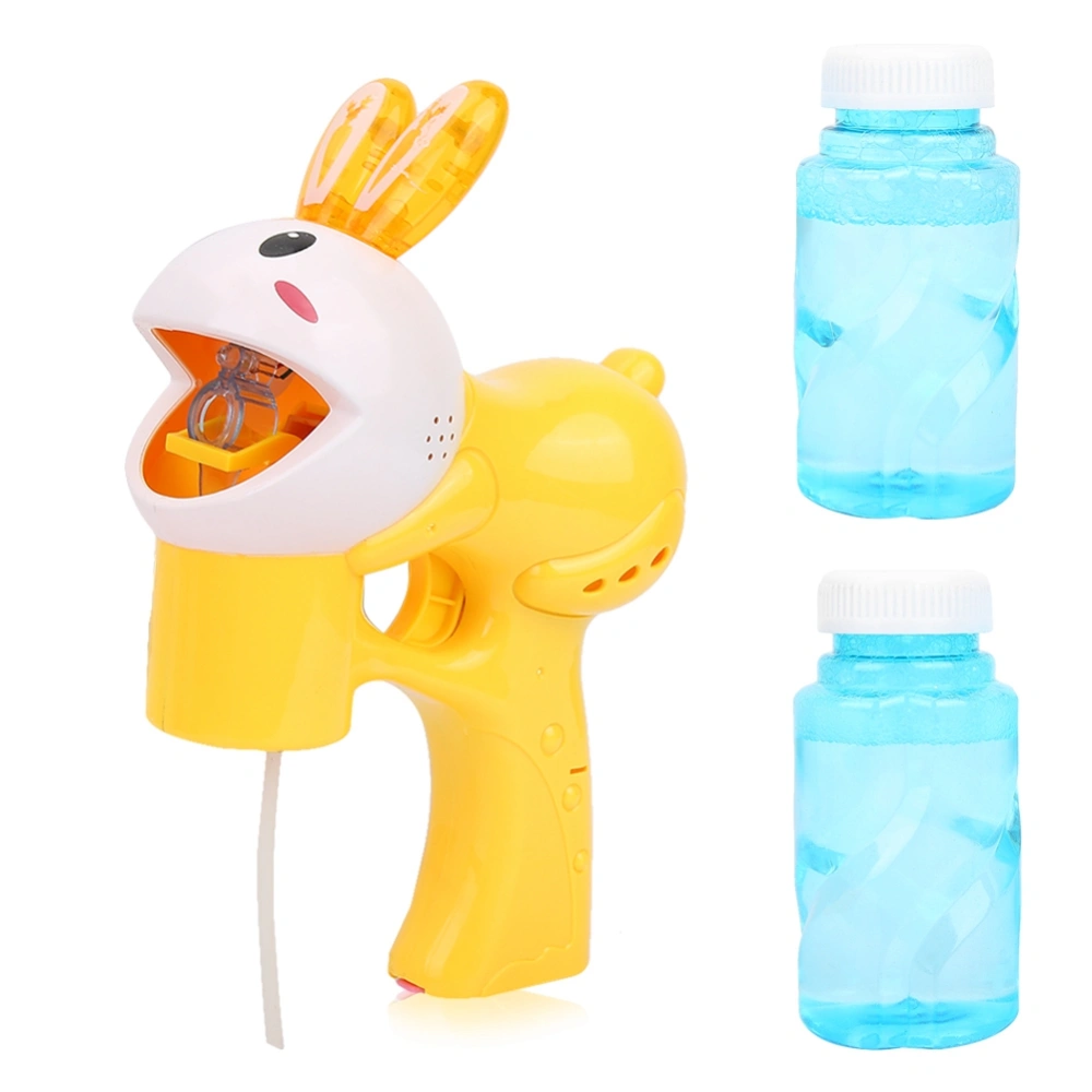 028A Electric Rabbit Bubble Gun Automatic Bubbles Machine with Sound & Music