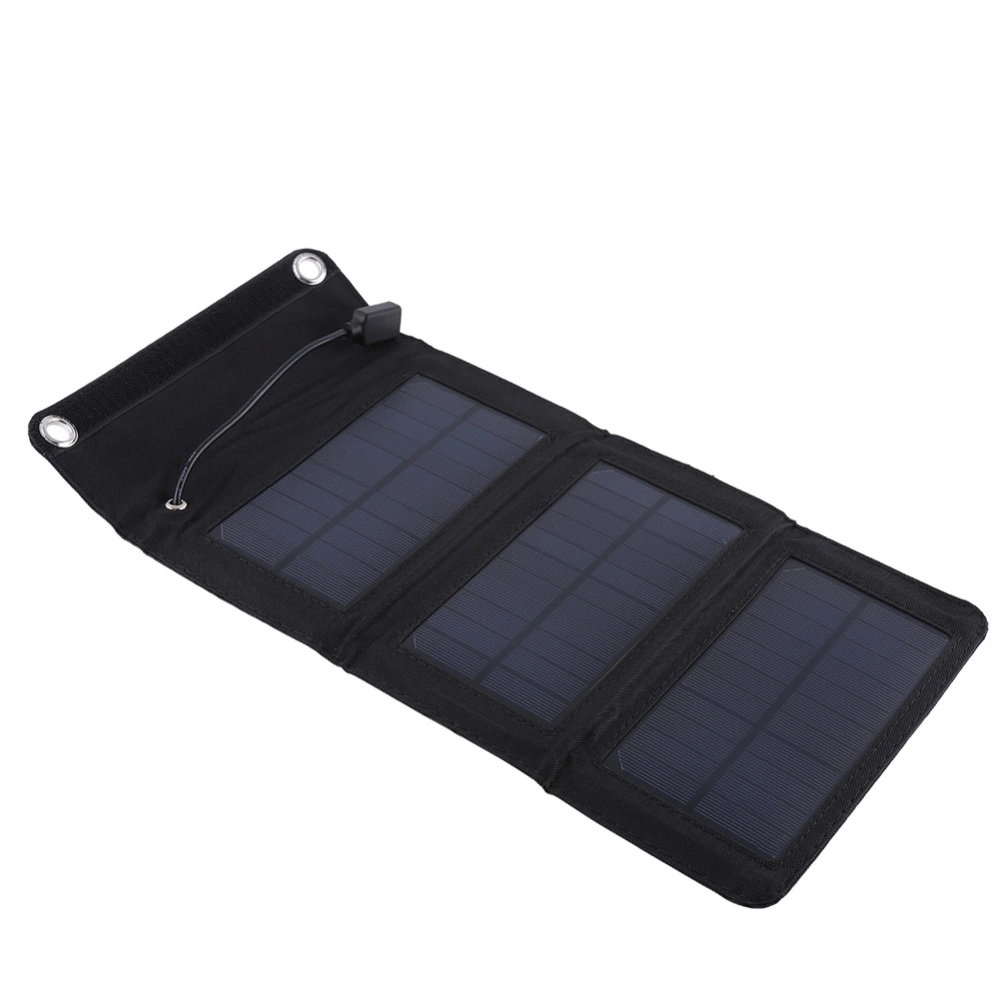 5W 5V Waterproof Foldable Solar Panel Charger Outdoor Mobile Power Bank USB