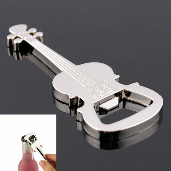 Creative Gift Zinc Alloy Beer Guitar Bottle Opener Bottle Opener-A4-7613-7SS