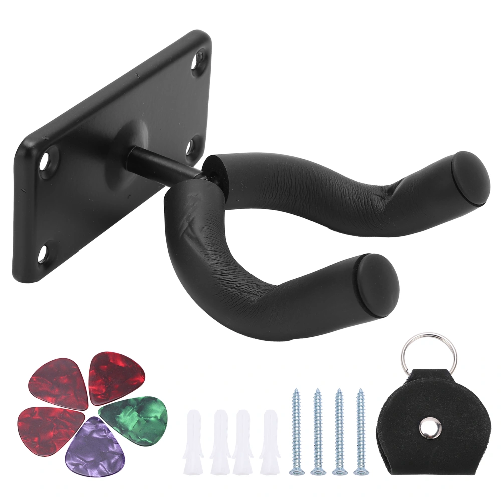 Guitar Hook Wall Mount Holder for Violin Erhu Ukulele with Installation Accessories