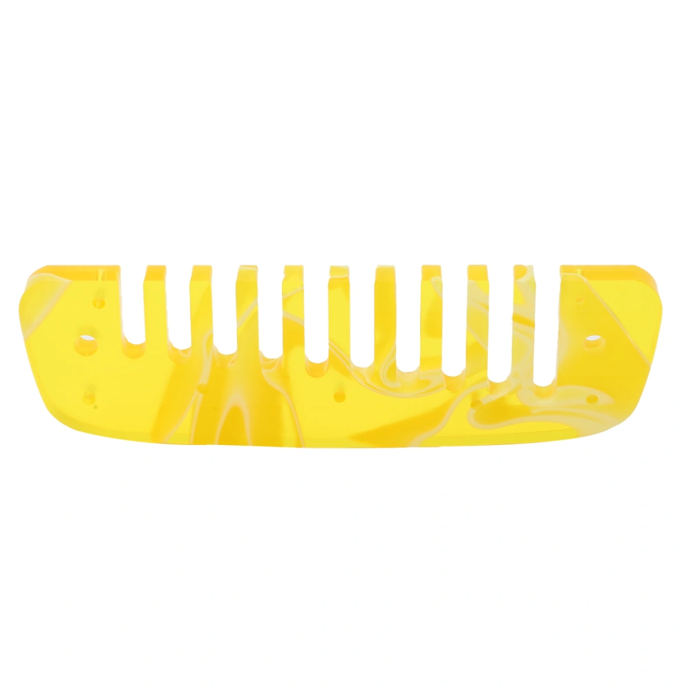 Harmonica Comb Parts Accessories Acrylic for HOHNER Golden Melody 270D Wind Instrument SuppliesYellow