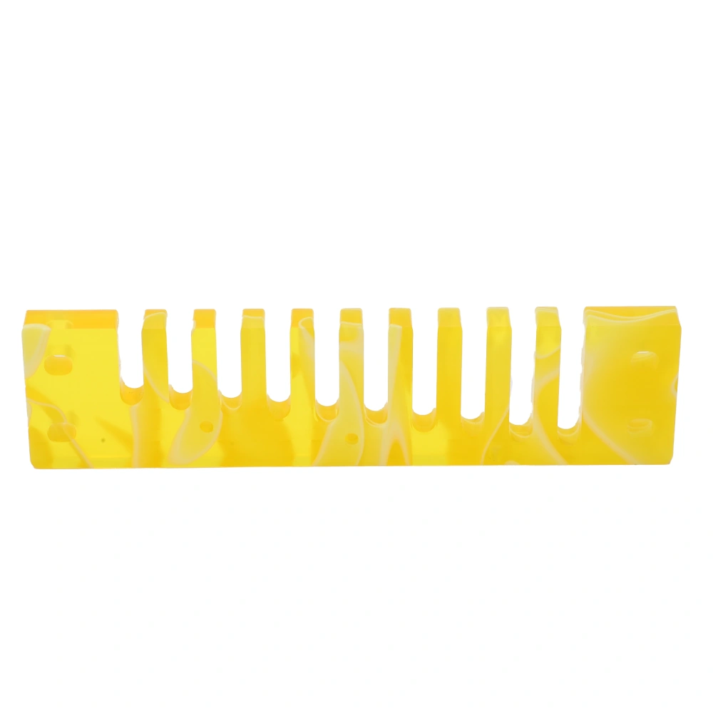 Harmonica Comb Part for HOHNER Marine Band Crossover/Deluxe Acrylic Wind Instrument AccessoriesYellow