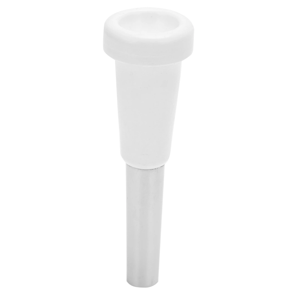 Trumpet Mouthpiece Musical Instrument Parts Performance Accessories for Students Intermediate/Professional PlayersWhite