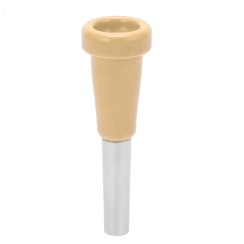 Trumpet Mouthpiece Musical Instrument Parts Performance Accessories for Students Intermediate/Professional PlayersKhaki