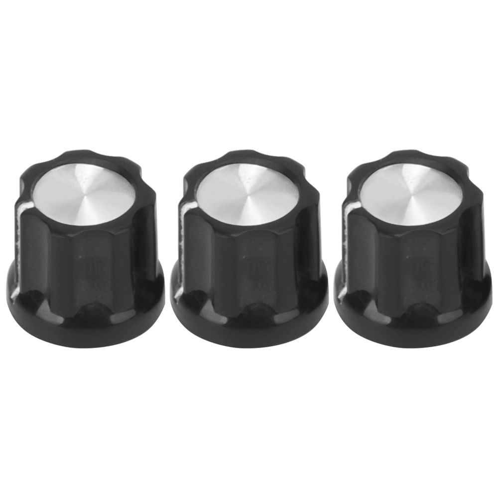 3Pcs Effect Knob Volume Control Rotation Adjustment Button Audio Equipment Accessories