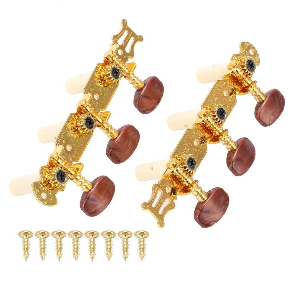 2Pcs Classical Guitar Tuning Pegs Keys Machine Heads Tuner Set Music Instrument Accessories