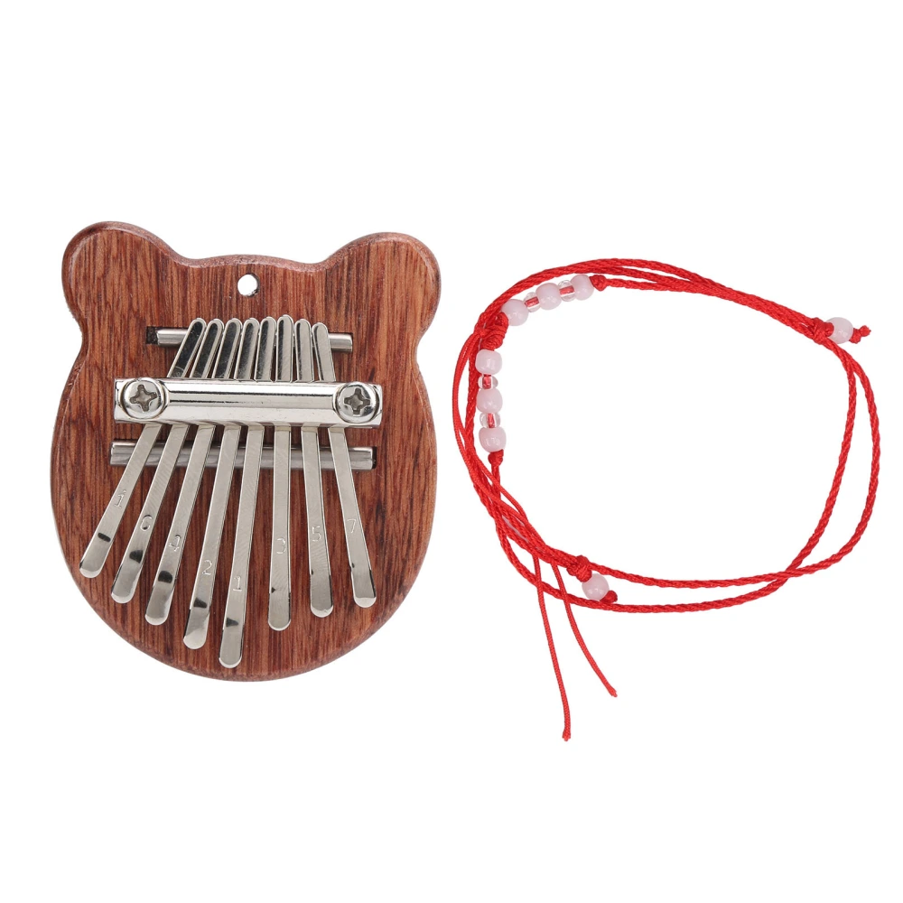 8 Tone Kalimba Mini Thumb Piano Children Gift Outdoor Leisure Instruments Bear Shape