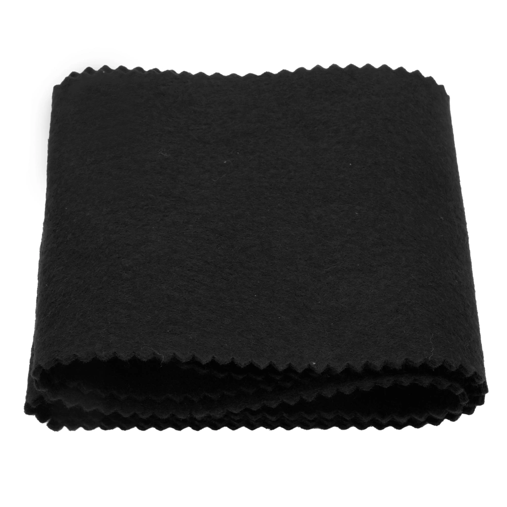 Piano Keyboard Cloth Felt AntiDust Absorbing Moisture Cover for Avoiding Damages(Black )