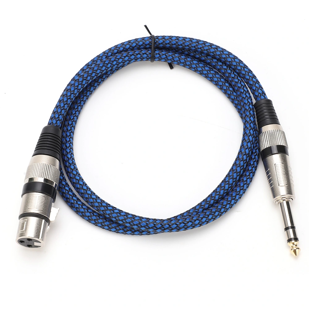 Audio Cable XLR Balanced Line Oxygen Free Copper Nylon Woven for Mixer Capacitor Microphone(3 m 9.8ft )