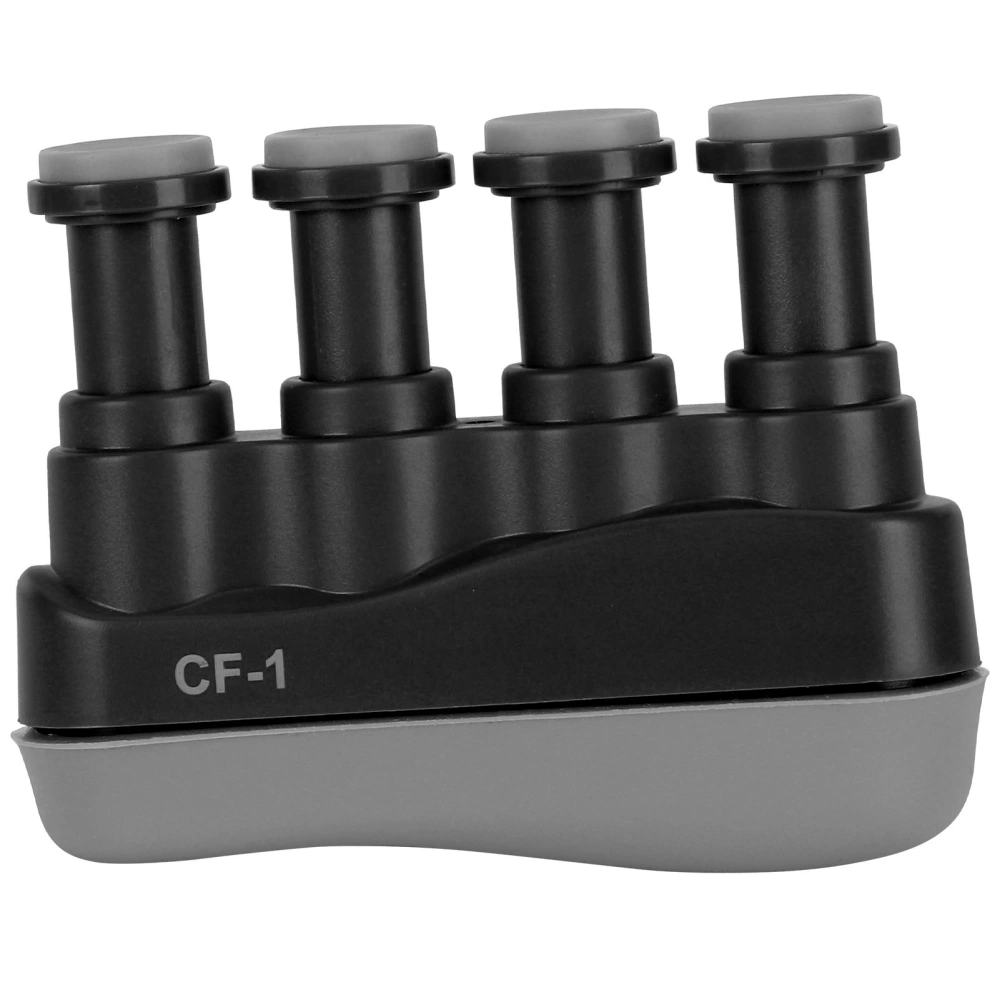 Finger Strengthener Trigger Training Hand Grip Exerciser Ergonomic Silicone Trainer for GuitarBlack