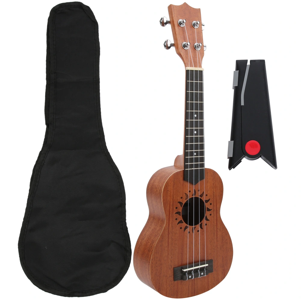 21in Ukulele 4‑String with Portable Foldable Stand Musical Instruments for Beginners Kid Adult