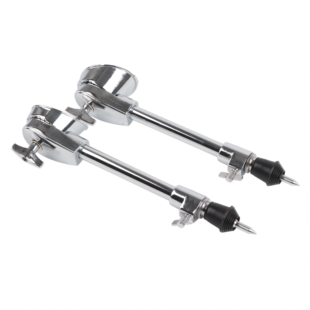 Pair Bass Drum Leg with Fixed Bracket Anti‑Rust Stable for Percussion Instrument