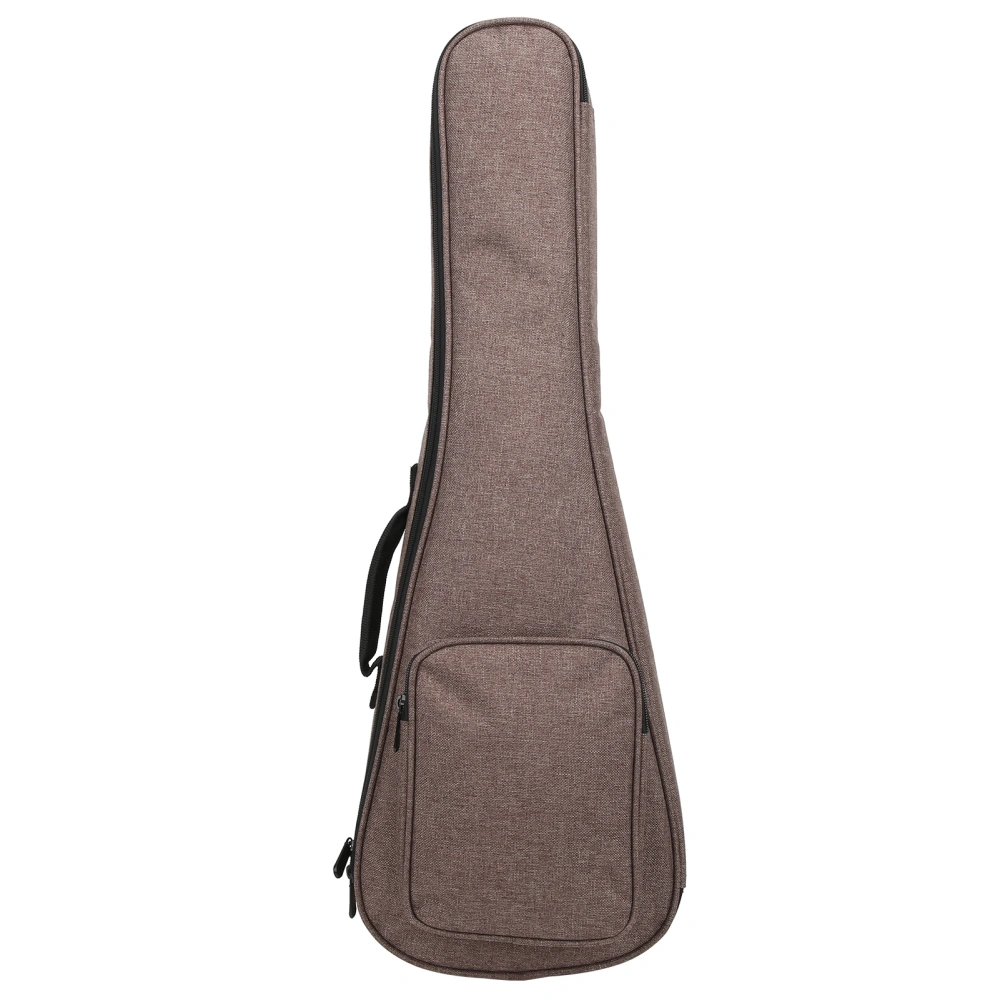 Ukulele Backpack Double Zipper Nylon Material Thickened Musical Instrument Storage Bag23/24in