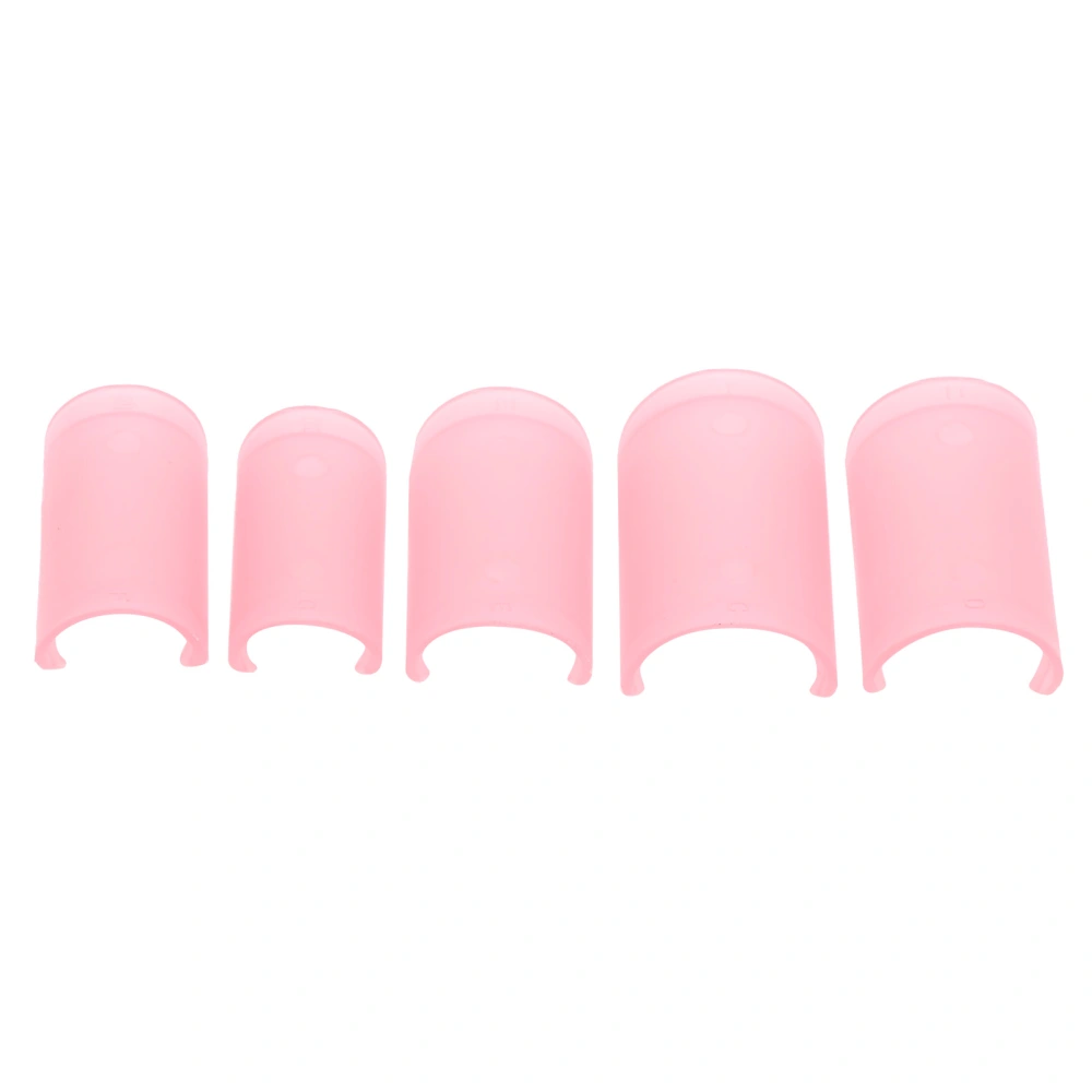 5Pcs Flute Membrane Protector ABS Traditional Chinese Instrument Accessories DM‑01Pink