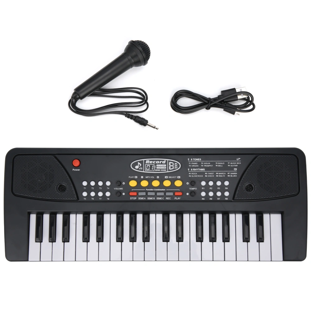 Kids Electronic Piano 37 Key Multifunction Keyboard Musical Instrument Supplies BF-430A2