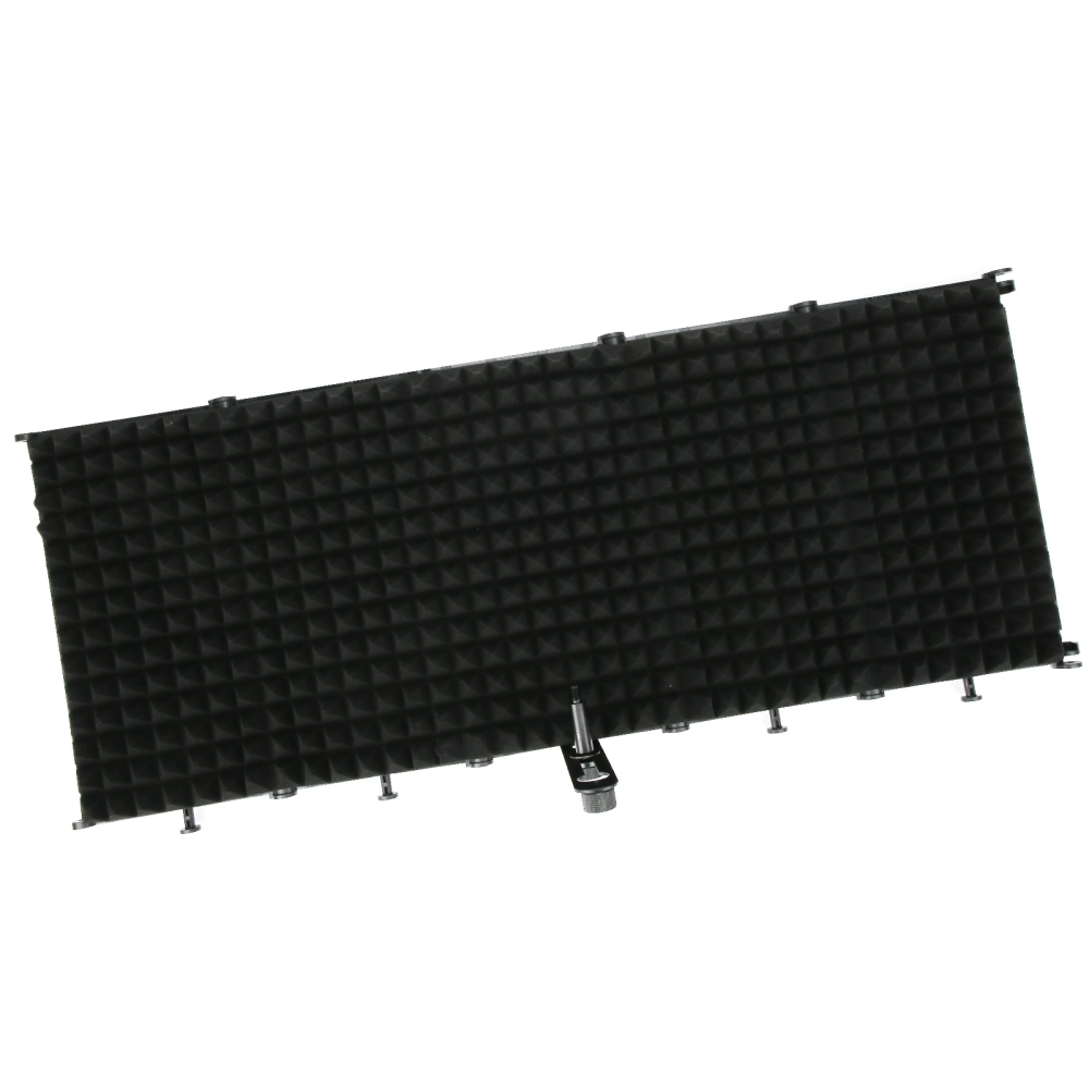 Foldable Microphone Isolation Shield SoundAbsorbing Cover Noise Reduction 5 Panel for Recording