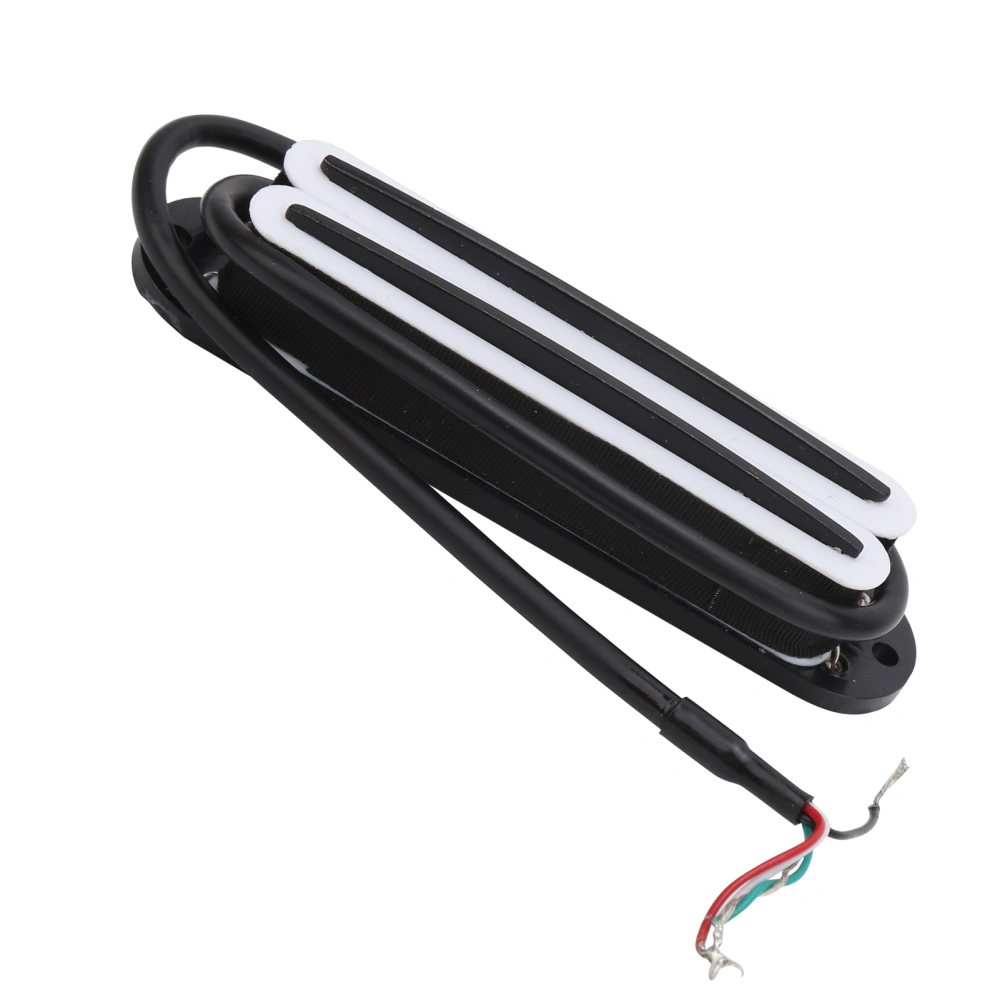 84x24x21mm Magnetic Pickup TwinCoil Dual Rail Track Neck Part 4 String for ST Electric Guitar