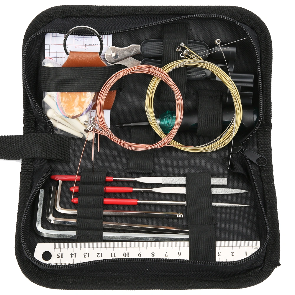 Guitar Repairing Tools Kit 3 In 1 String Changing Tool for Ukulele Bass Mandolin Banjo