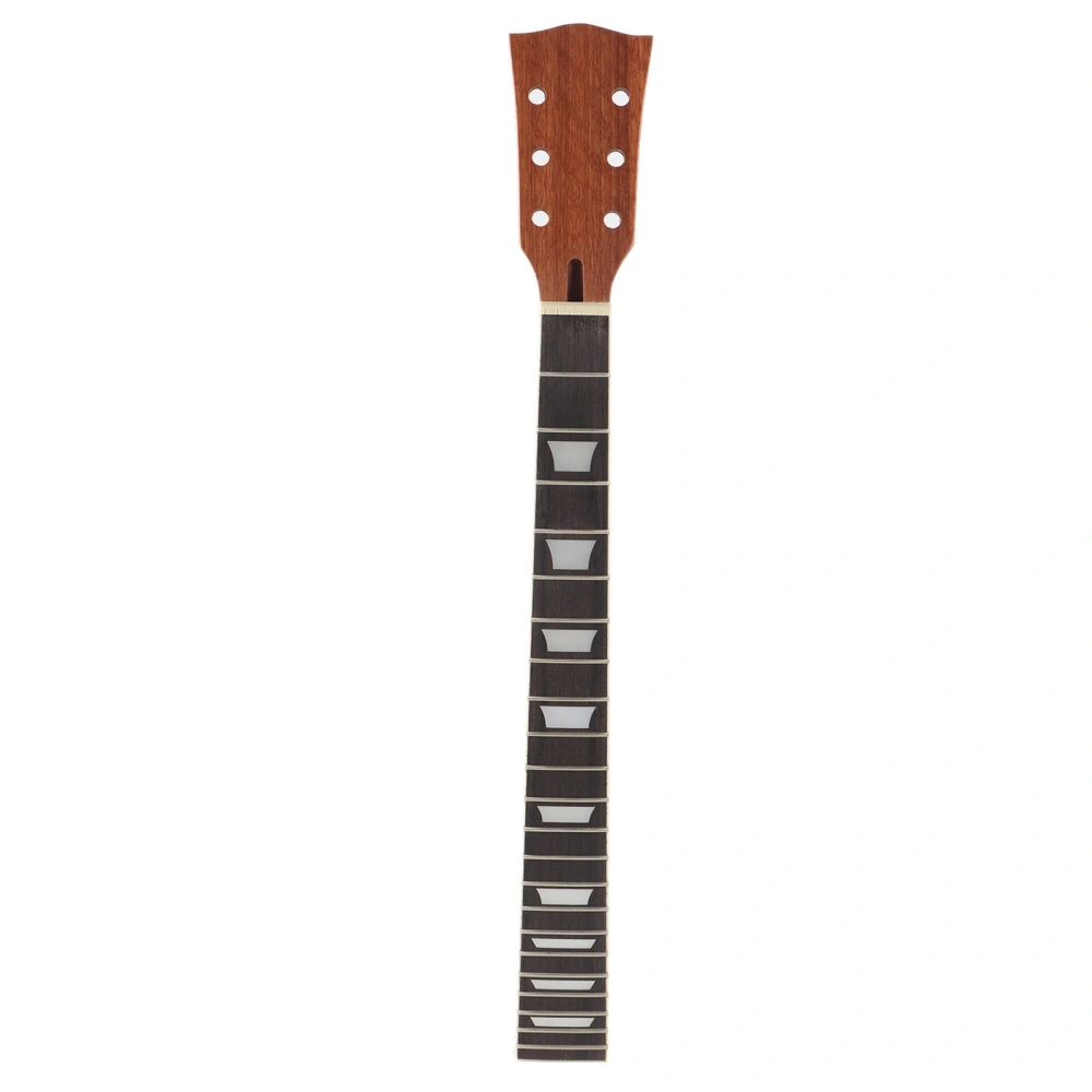 Wood Electric Guitar Neck 22Frets Rosewood Fingerboard with Trapezoidal Inlay for Gibson Les Paul LP