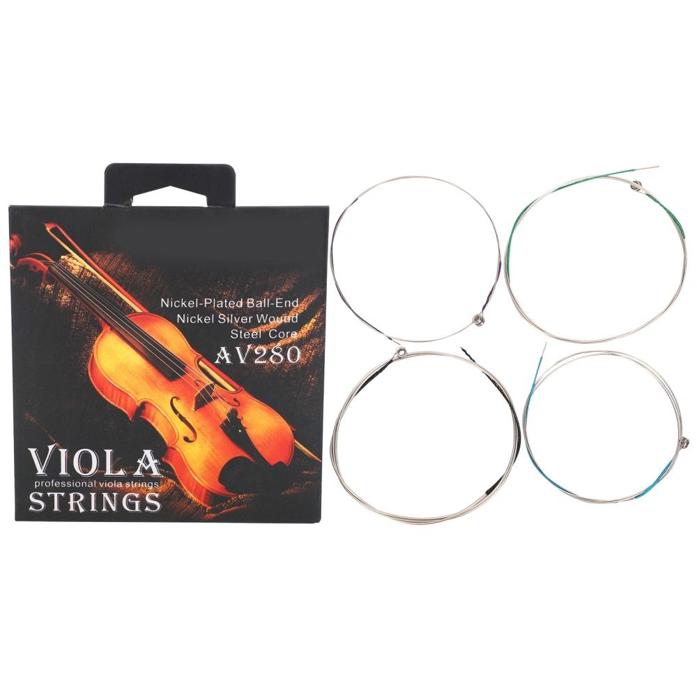 4 Pcs Set Universal Full Set Professional Viola Strings E A D G for 14"16" Violas