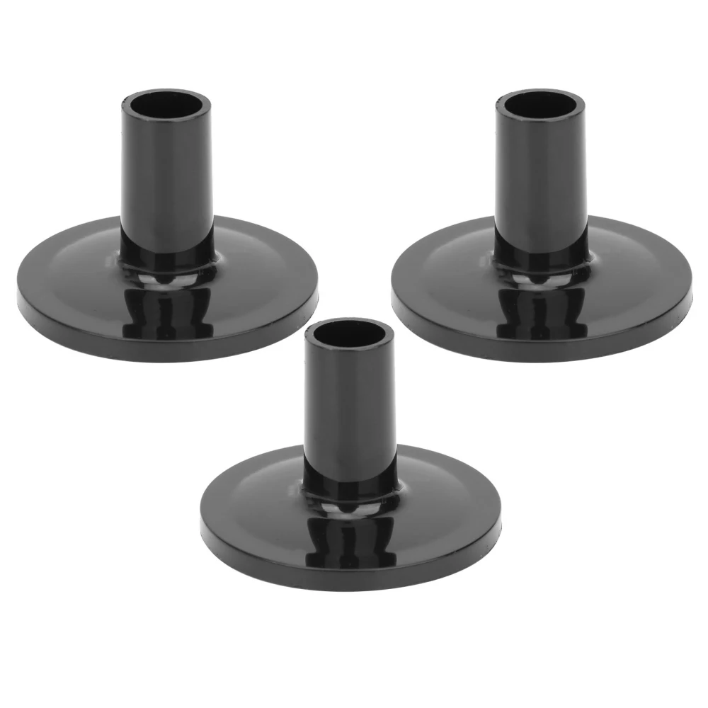 23Pcs Drum Felt Pad Cymbal Kit Non-Slip with Base Wing Nuts Washer Percussion Accessories(Black )